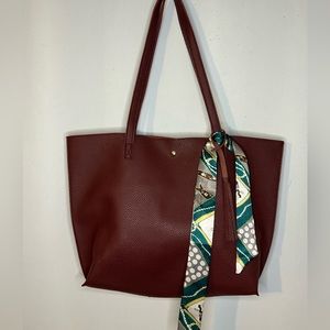 Burgundy Shoulder Bag
